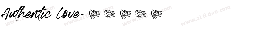 Authentic Love字体转换